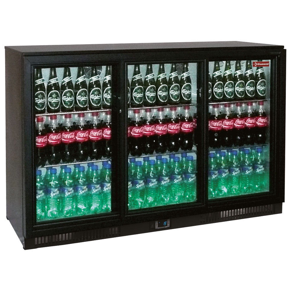 Réfrigérateur à boissons 3 portes couliss. - Diamond