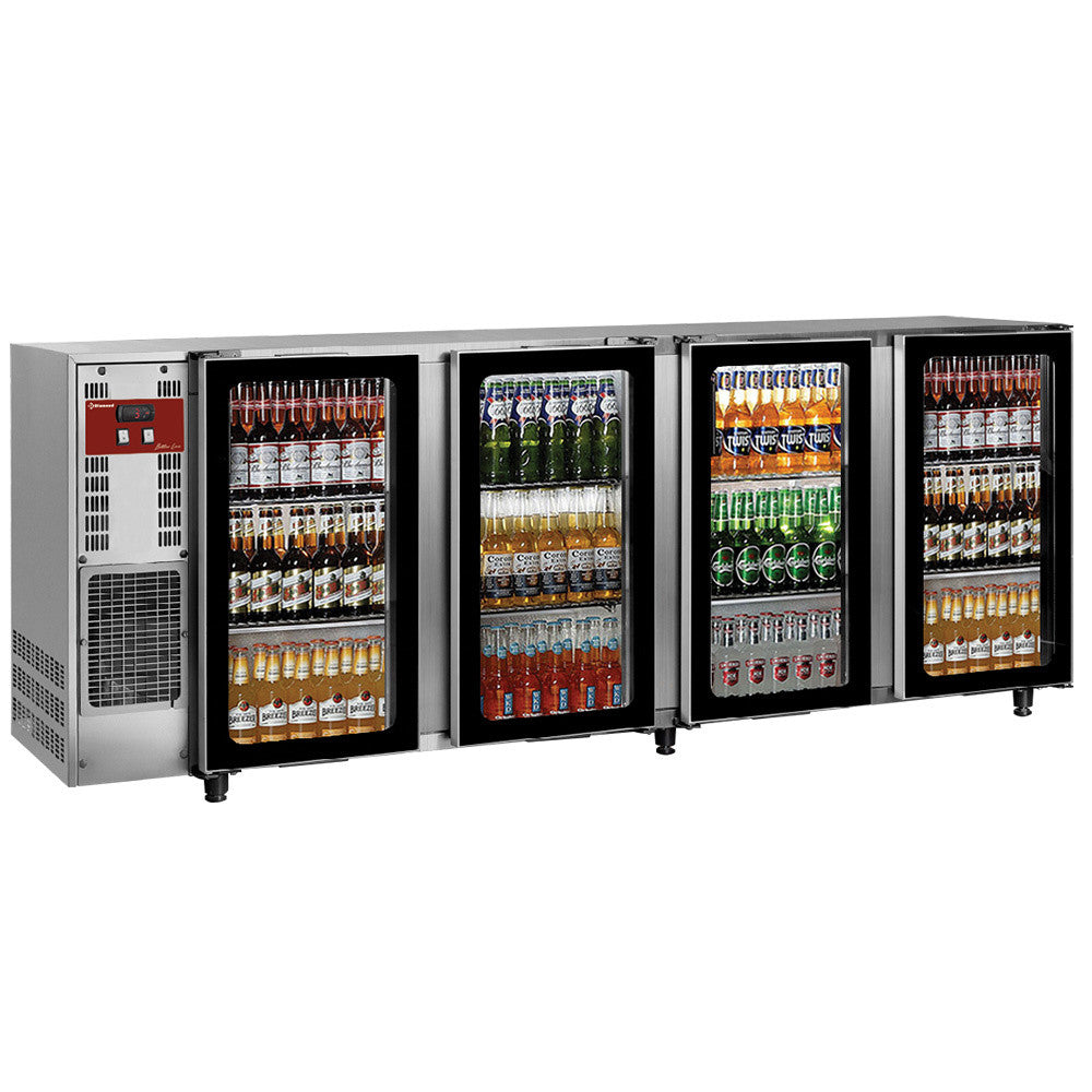 Réfrigérateur à boissons 4 portes vitrées 783 l - Diamond