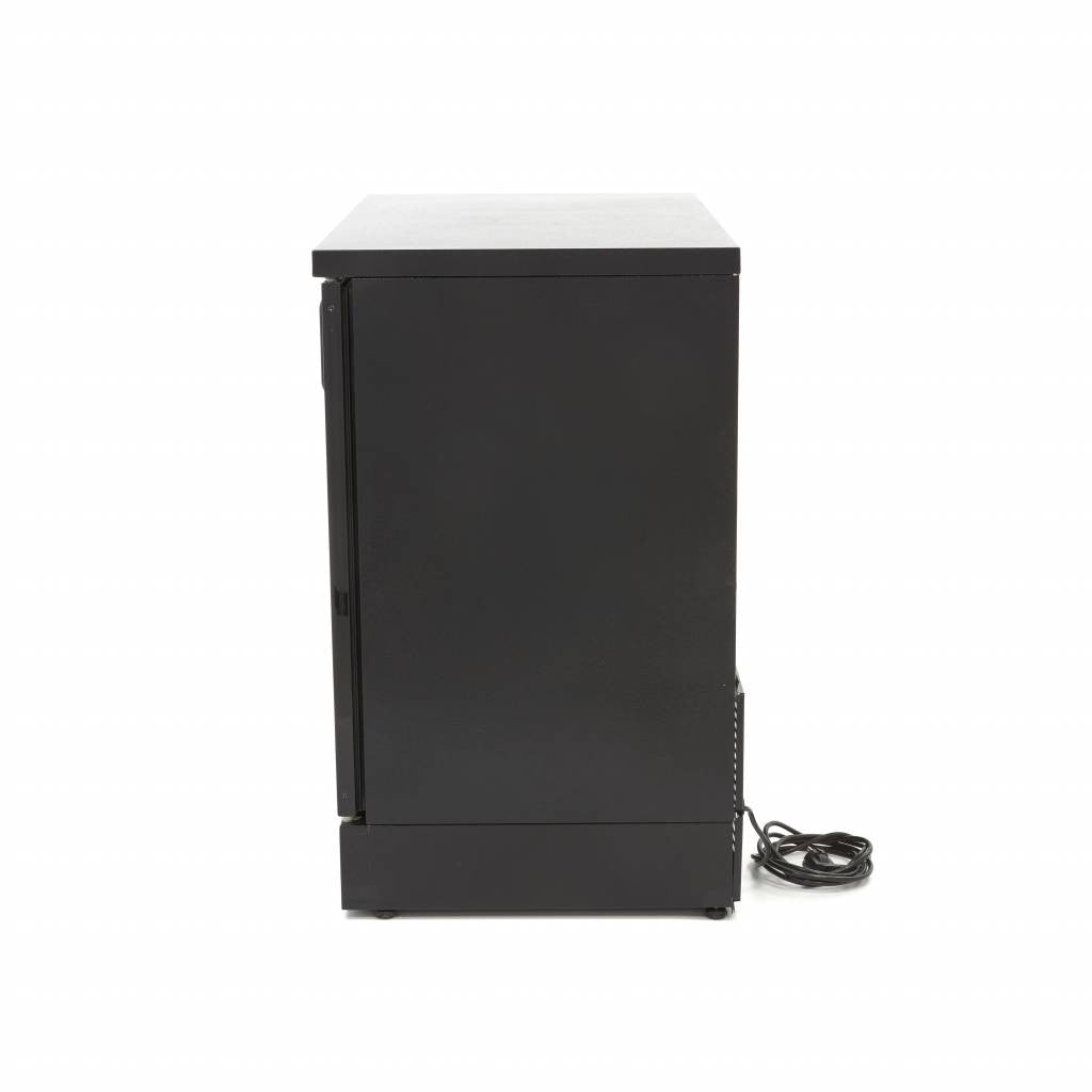 Arrière bar - 227L - 2 portes - 4 étagères inox 200 W Maxima - vue 3 - Arrière-bar réfrigéré pro CHR - Cuistéo
