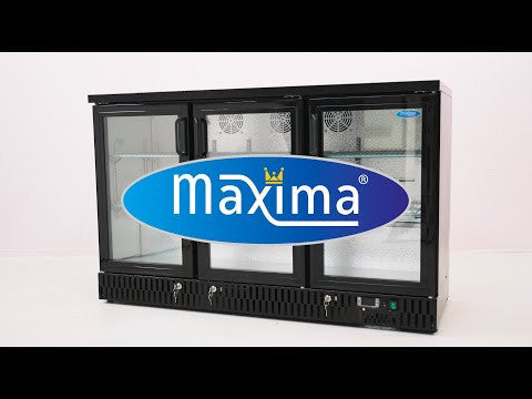Arrière bar - 227L - 2 portes - 4 étagères inox 200 W Maxima - vue 7 - Arrière-bar réfrigéré pro CHR - Cuistéo