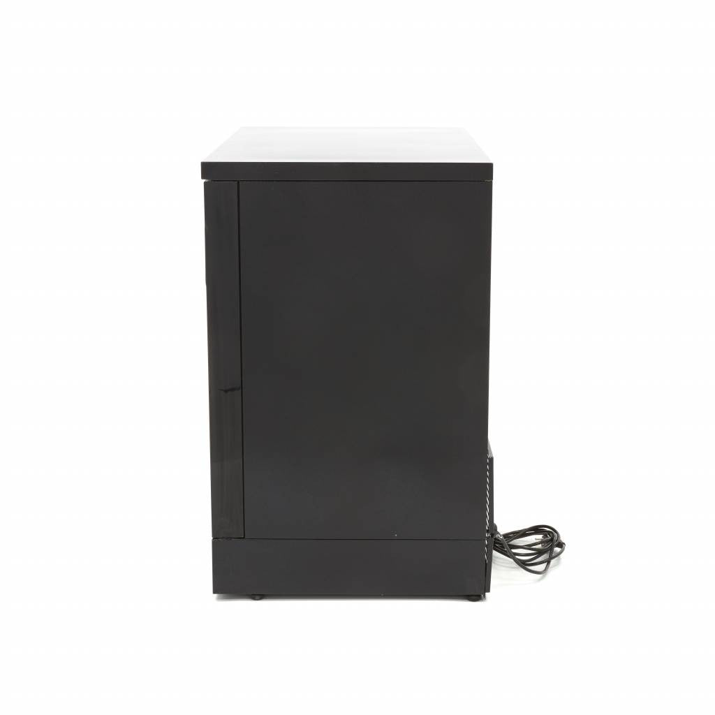 Arrière bar - 227L - 2 portes- 4 étagères inox 200 W Maxima - vue 3 - Arrière-bar réfrigéré pro CHR - Cuistéo