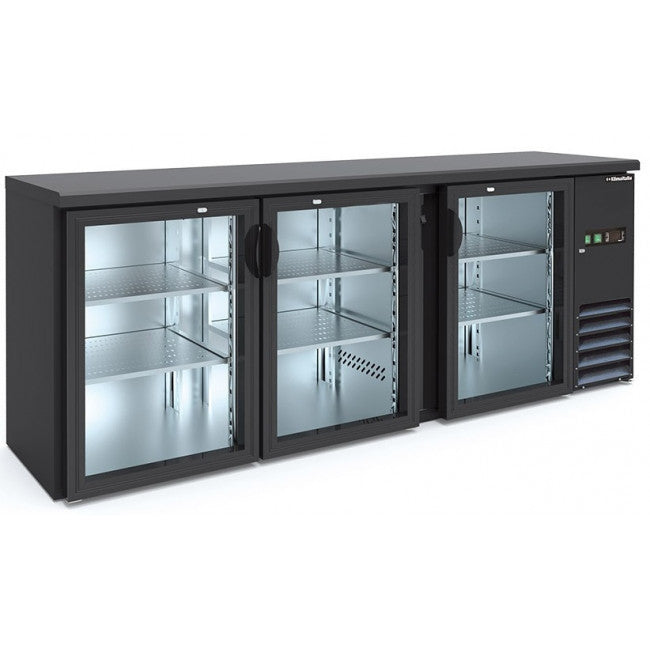 Table banque réfrigérée ventilée rétro Modèle BB300GD - KlimaItalia