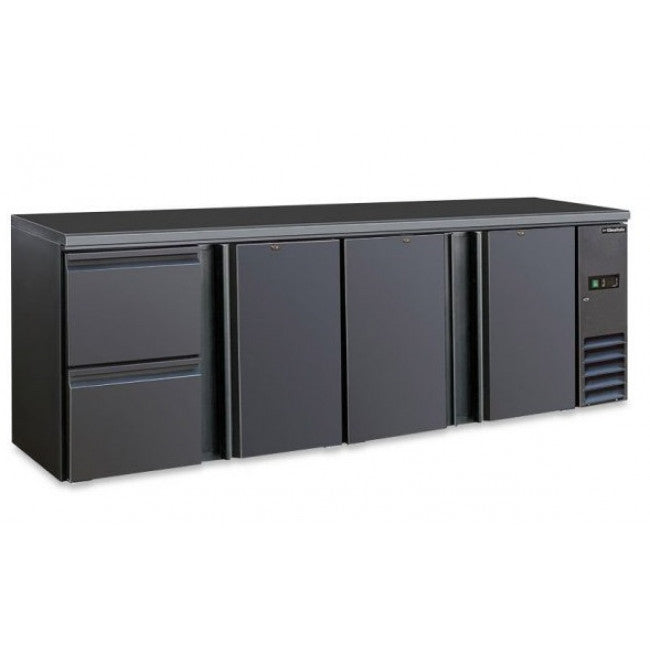 Table réfrigérée ventilée de style rétro Modèle BB423SD - KlimaItalia