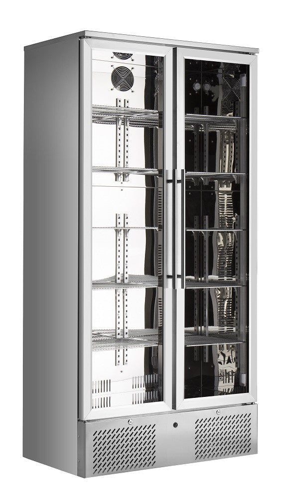 Réfrigérateur de bar haut 458 lt inox 900x515x1820 mm 458 L 0.38 kW Combisteel - vue 2 - Armoire à boissons pro CHR - Cuistéo