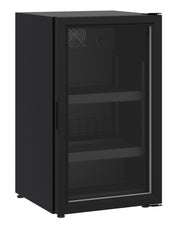 Réfrigérateur posable porte en verre 136l noir 500x585x885 mm 0.145 kW Combisteel - Armoire à boissons professionnel CHR - matériel cuisine pro - Cuistéo