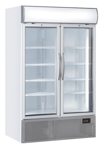 Réfrigérateur à boissons de 1000 litres TKG 1000 H - Cool Head 1200x792x2000 mm 850 W Coolhead - Armoire à boissons professionnel CHR - matériel cuisine pro - Cuistéo