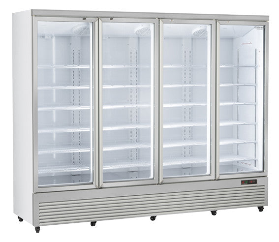 Vitrine réfrigérée à boissons 2300 litres RCG 2500 - Cool Head 2508x740x2040 mm 1380 W Coolhead - Armoire à boissons professionnel CHR - matériel cuisine pro - Cuistéo