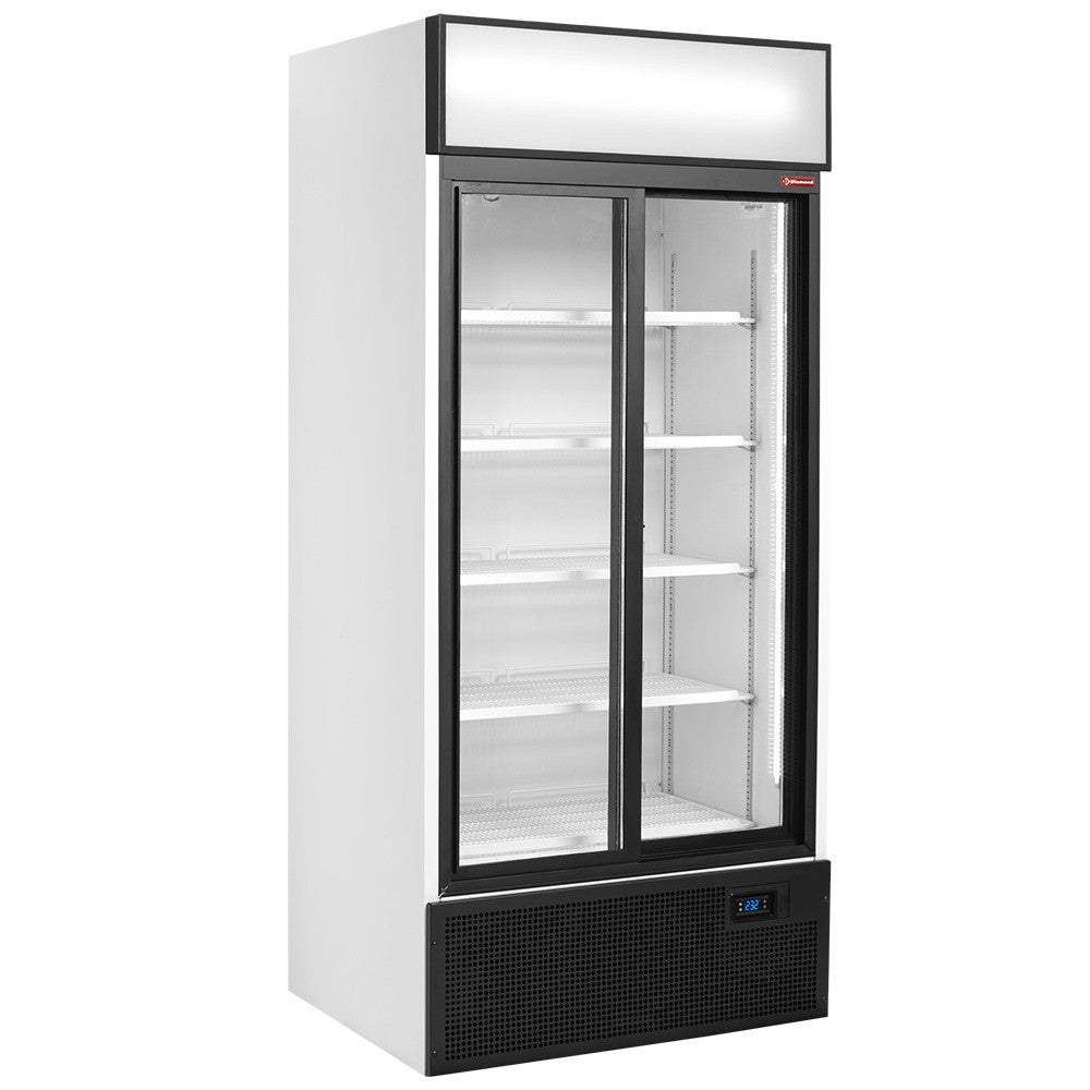Vitrine température positive ventilée 760 lt - 2portes - Diamond