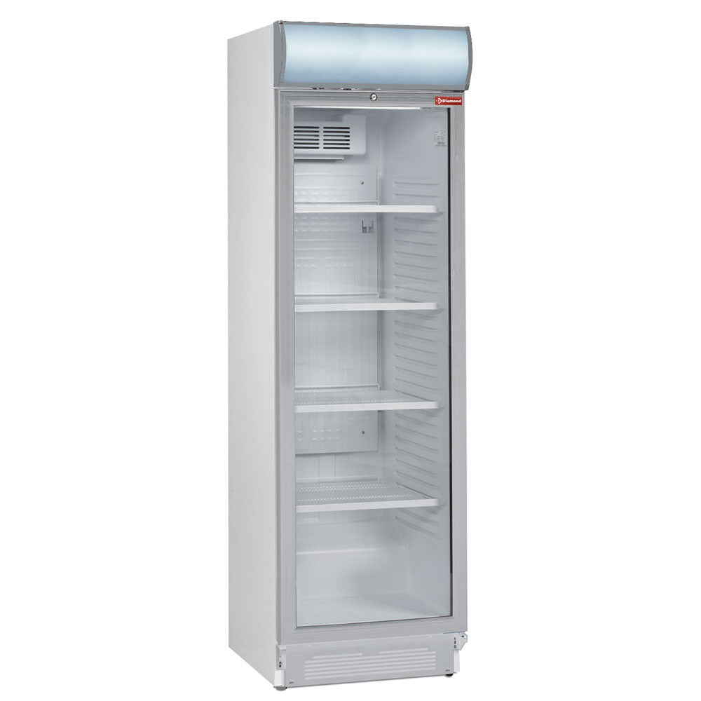 Vitrine ventilée positive 380 lt + caisson - Diamond