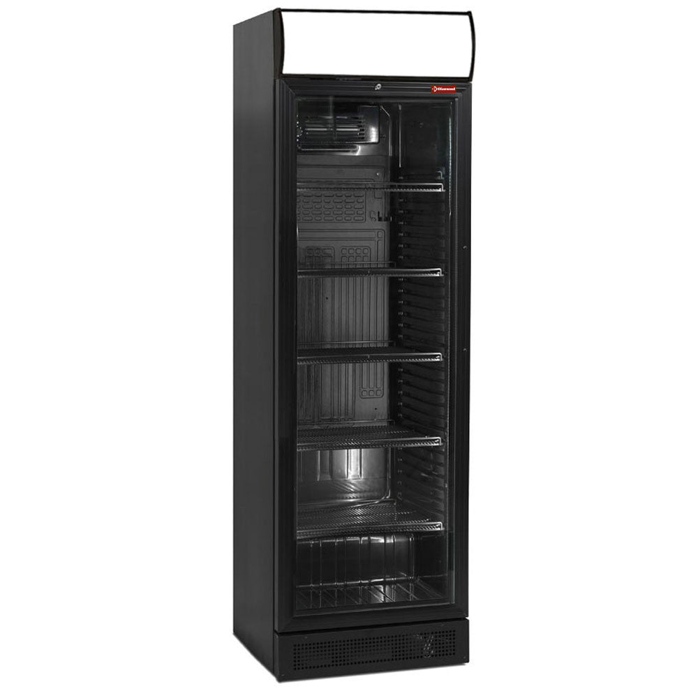 Vitrine ventilée positive 380 lt à caisson - Diamond