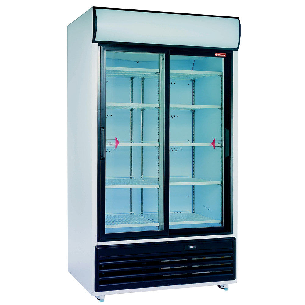 Vitrine à boissons 857 lt portes coulissantes - Diamond