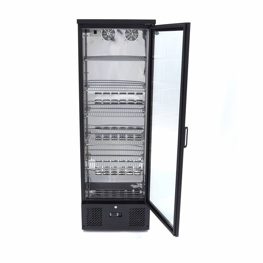 Réfrigérateur à boissons - 292 L - 5 étagères inox 253 W Maxima - vue 3 - Armoire à boissons pro CHR - Cuistéo