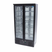 Réfrigérateur à boissons - 466L - 10 étagères inox 418 W Maxima - Armoire à boissons professionnel CHR - matériel cuisine pro - Cuistéo