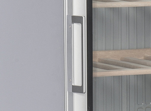 Cave à vin 350 litres argent TWS 400 - Cool Head 595x660x1845 mm 300 W Coolhead - vue 2 - Cave à Vin pro CHR - Cuistéo