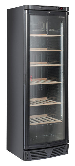 Cave à vin de 350 litres noire TWN 400 - Cool Head 595x660x1845 mm 300 W Coolhead - Cave à Vin professionnel CHR - matériel cuisine pro - Cuistéo