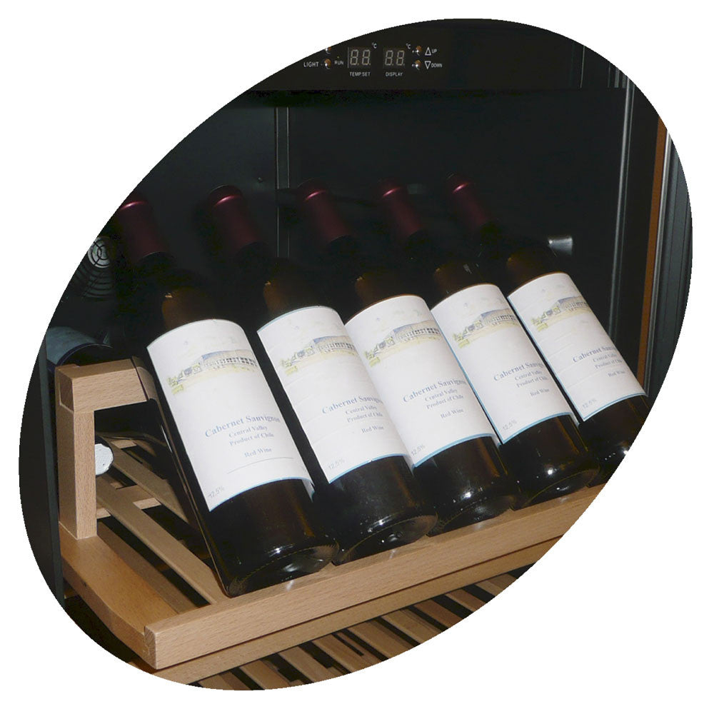 Cave a vins ventilée 375 litres 2 bi température - Diamond