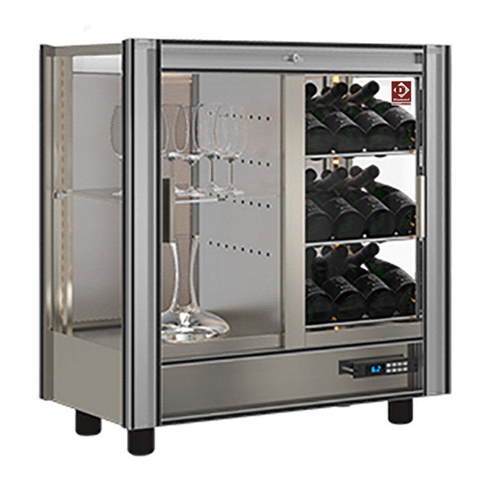 Vitrine réfrigérée à vins 216 l - modulable - Diamond
