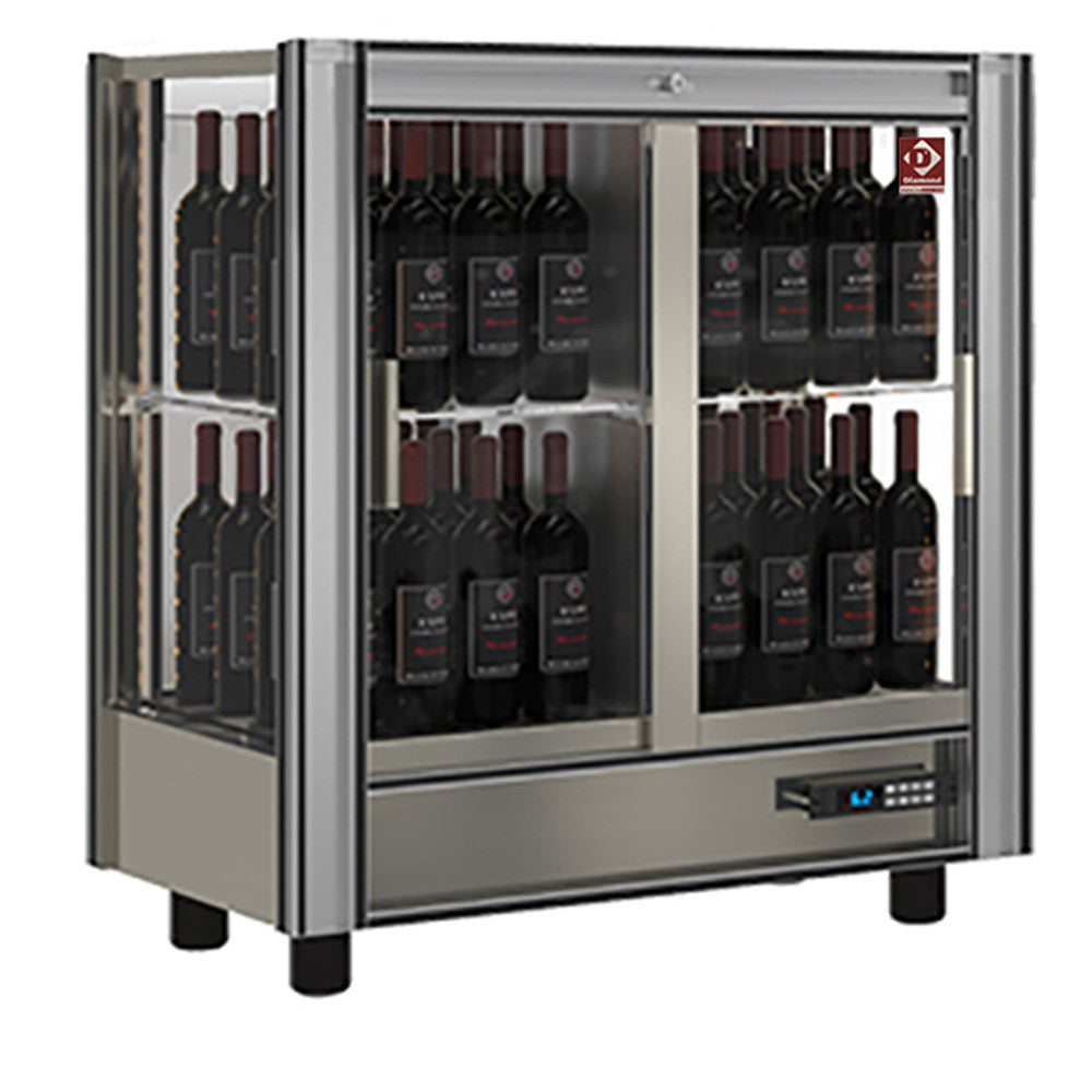 Vitrine réfrigérée à vins l 216 - modulable - Diamond