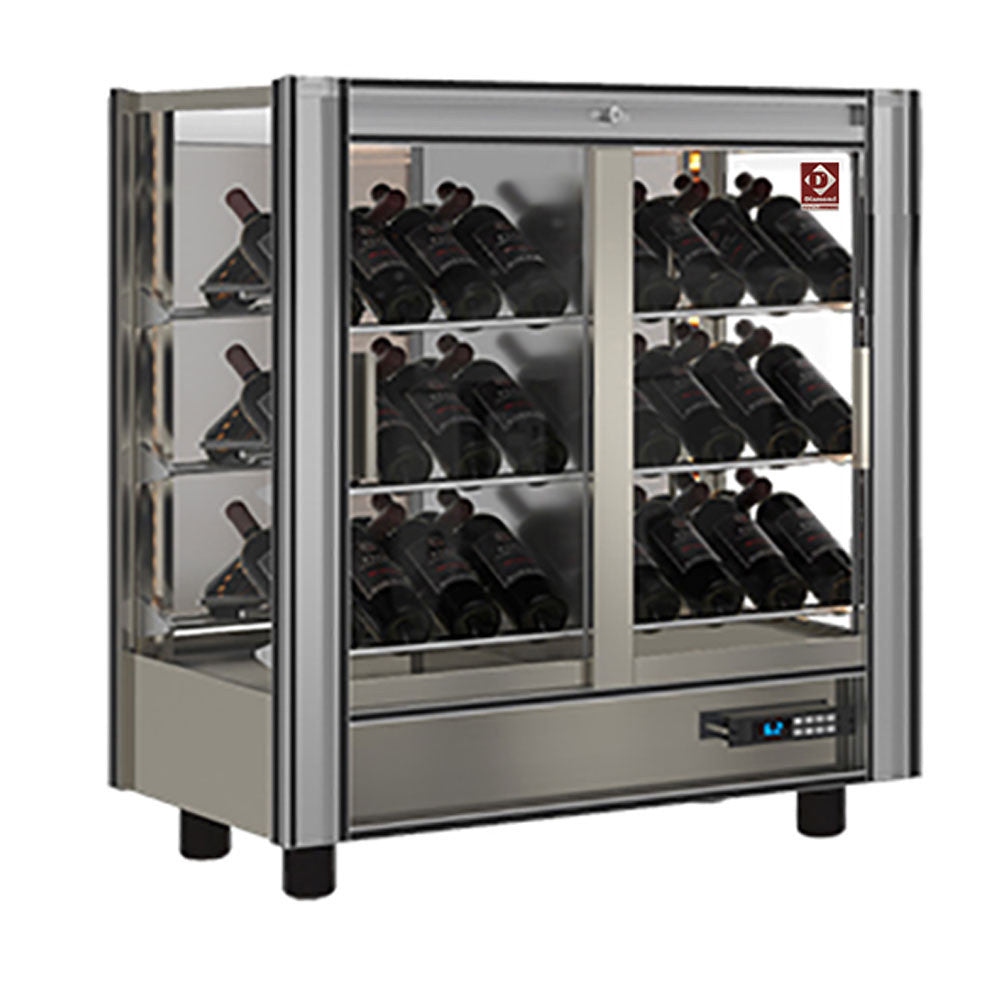 Vitrine réfrigérée à vins l 216 - modulable - Diamond