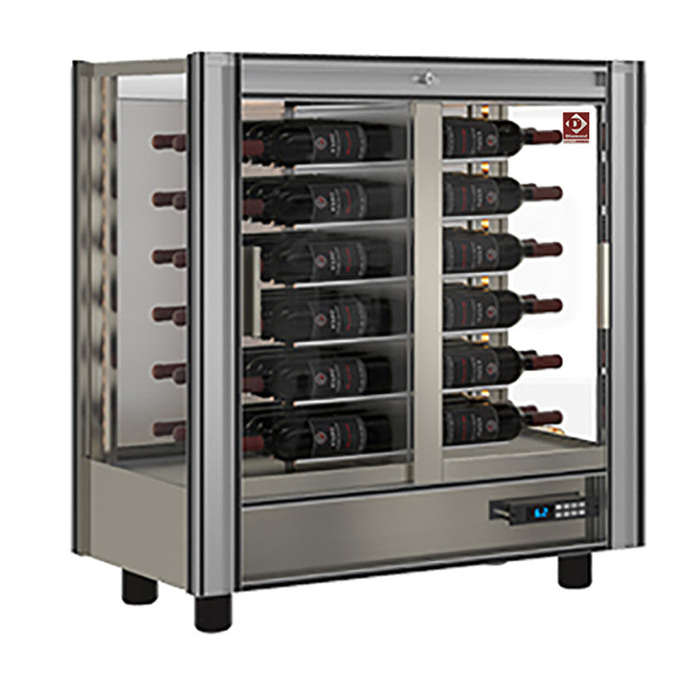 Vitrine réfrigérée à vins l 216 - modulable - Diamond