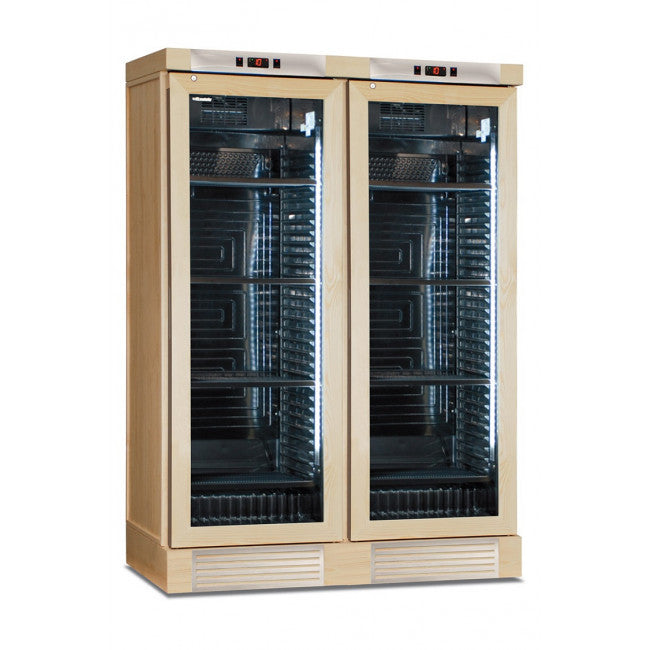 Cave à vin avec ventilateur Modèle CLW820LNATURAL - KlimaItalia