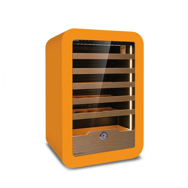Cave à vin réfrigérée ventilée VINARIUS 40 Orange - KlimaItalia