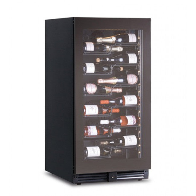 Cave à vin ventilée Modèle CW120G1TB pour 68 bouteilles de 0,75 L - KlimaItalia