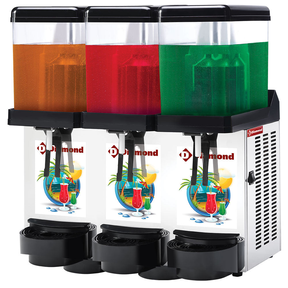 Distributeur de boissons réfrigeré 3x12litres - Diamond