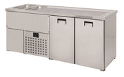Refroidisseur de bière inox 2 portes 1950x700x950 mm 0.36 kW Combisteel - Refroidisseur de Bouteilles professionnel CHR - matériel cuisine pro - Cuistéo