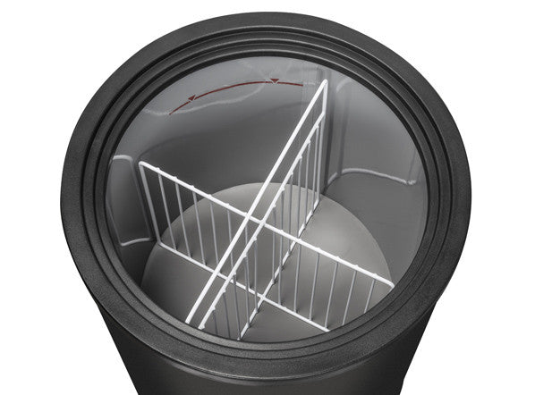 Congélateur en canettes 80 litres couvercle en verre HN 80 - Cool Head 569x569x849 mm 100 W Coolhead - vue 3 - Refroidisseur de Bouteilles pro CHR - Cuistéo