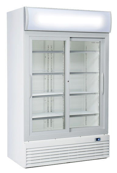 Réfrigérateur à boissons 1000 litres DC 1000S - Cool Head 1200x730x2038 mm 650 W Coolhead - Armoire à boissons professionnel CHR - matériel cuisine pro - Cuistéo