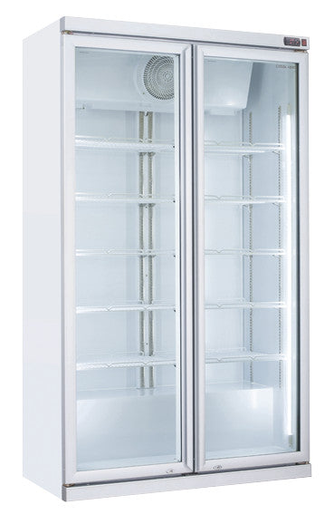 Réfrigérateur à boissons 1050 litres DC 1050 - Cool Head 1120x597x1983 mm 450 W Coolhead - Armoire à boissons professionnel CHR - matériel cuisine pro - Cuistéo