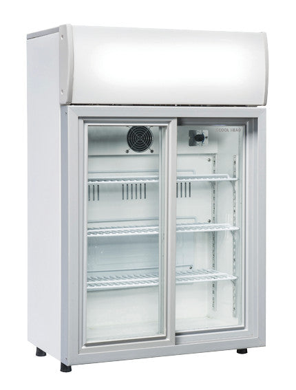 Réfrigérateur à boissons de comptoir 85 litres DC 85S - Cool Head 630x390x980 mm 160 W Coolhead - Armoire à boissons professionnel CHR - matériel cuisine pro - Cuistéo