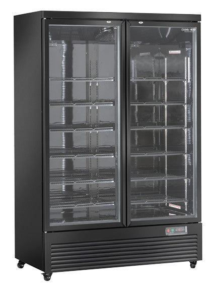 Réfrigérateur à boissons 1000 litres RCG 1350 B - Cool Head 1243x740x2040 mm 460 W Coolhead - Armoire à boissons professionnel CHR - matériel cuisine pro - Cuistéo
