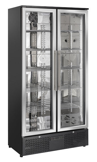 Réfrigérateur à boissons 450 litres DC 728 - Cool Head 900x558x1800 mm 300 W Coolhead - Armoire à boissons professionnel CHR - matériel cuisine pro - Cuistéo