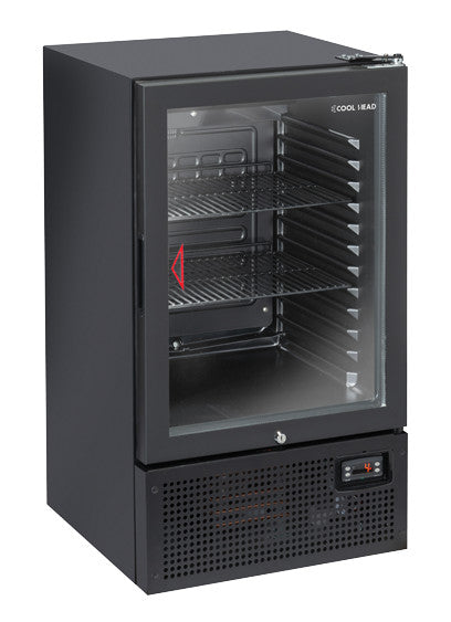 Réfrigérateur à boissons 55 litres TKG 120 B - Cool Head 488x506x840 mm 215 W Coolhead - Armoire à boissons professionnel CHR - matériel cuisine pro - Cuistéo