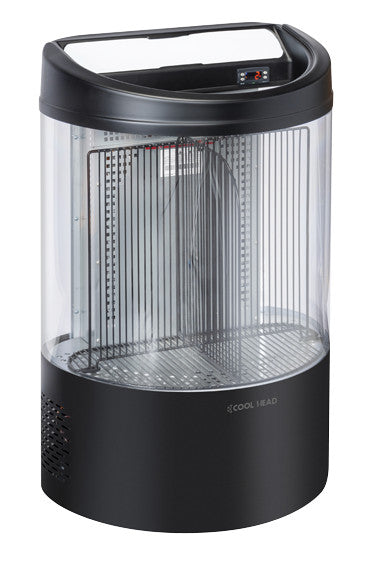 Frigo à canettes - 110 l FT 110 B - Cool Head 660x460x970 mm 160 W Coolhead - Refroidisseur de Bouteilles professionnel CHR - matériel cuisine pro - Cuistéo