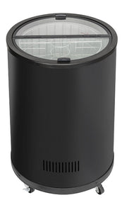Frigo à canettes - 80 litres couvercle en verre HP 80 - Cool Head 569x569x849 mm 85 W Coolhead - Refroidisseur de Bouteilles professionnel CHR - matériel cuisine pro - Cuistéo