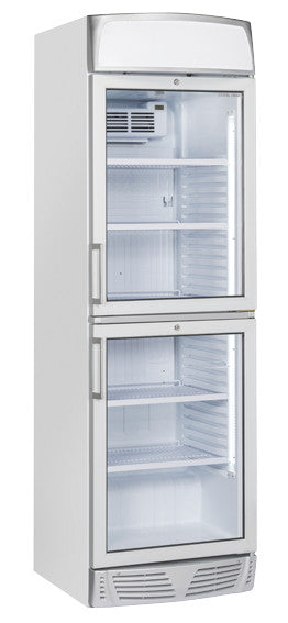 Vitrine réfrigérée boissons 350 l portes divisées - Cool Head 595x670x1960 mm 370 W Coolhead - Armoire à boissons professionnel CHR - matériel cuisine pro - Cuistéo