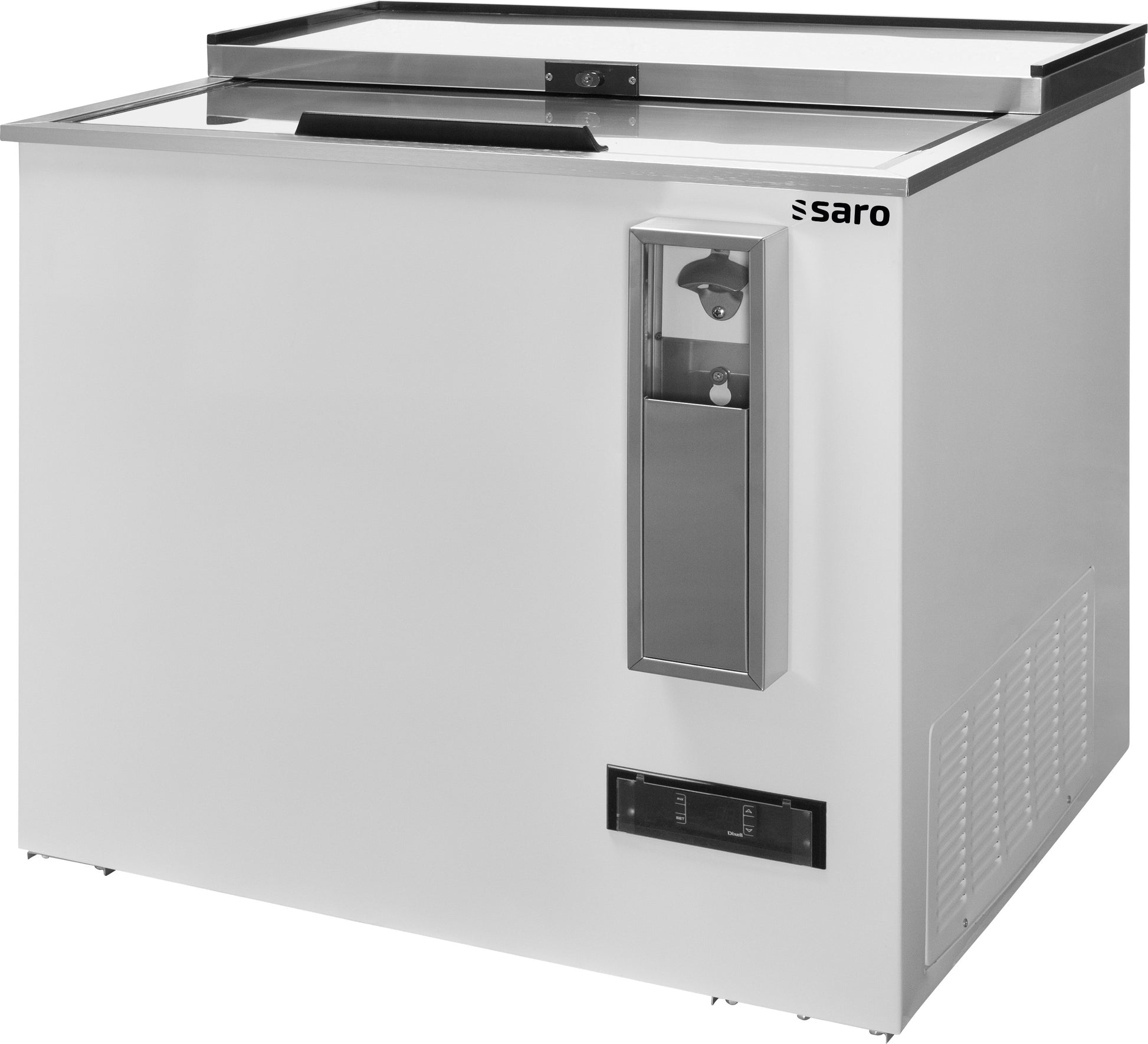 Armoire Boissons - 279L - +2/+10°C - Couvercle Coulissant - Classe B Saro - Refroidisseur de Bouteilles professionnel CHR - matériel cuisine pro - Cuistéo