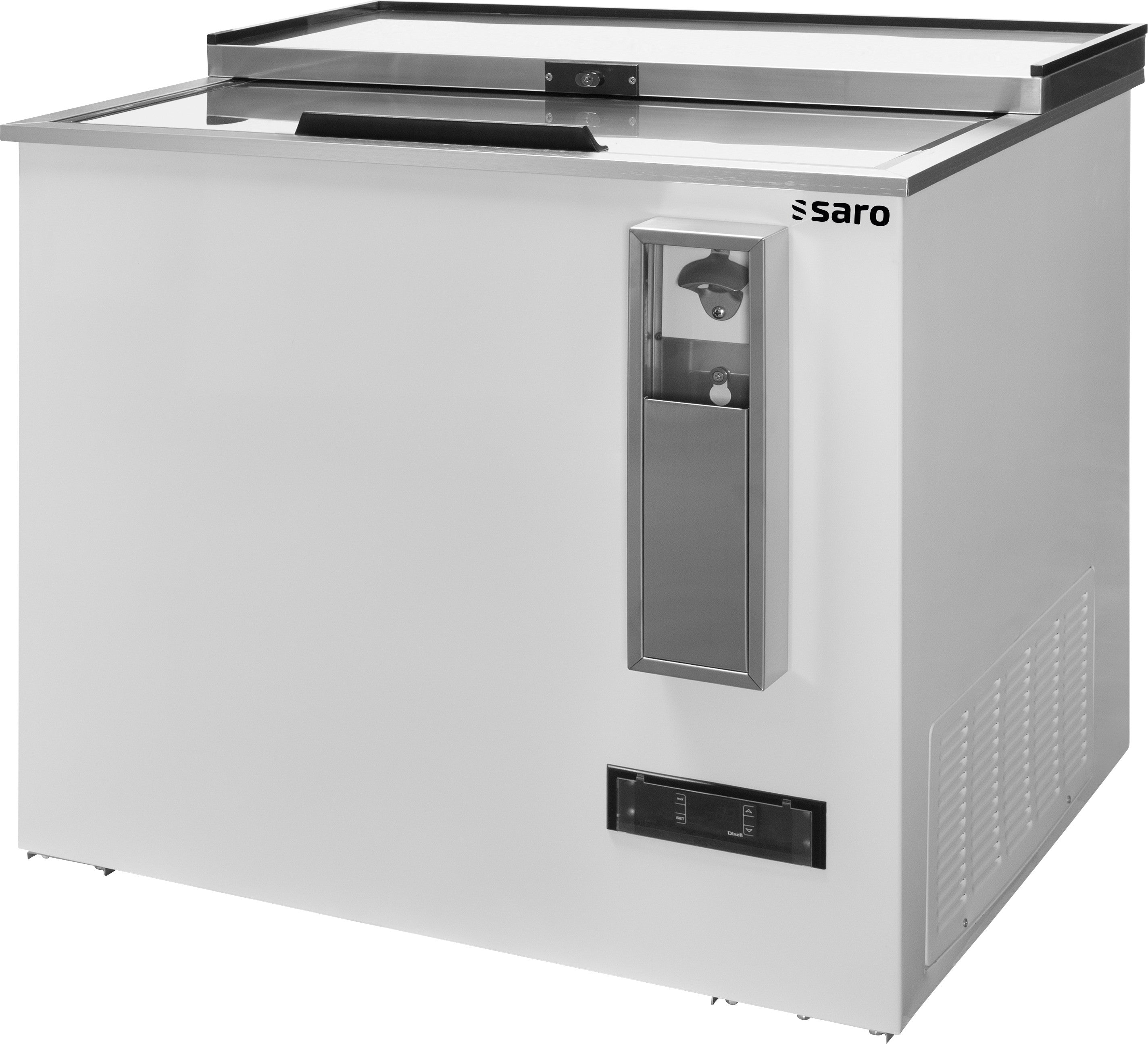 Armoire Boissons - 279L - +2/+10°C - Couvercle Coulissant - Classe B Saro - Refroidisseur de Bouteilles professionnel CHR - matériel cuisine pro - Cuistéo