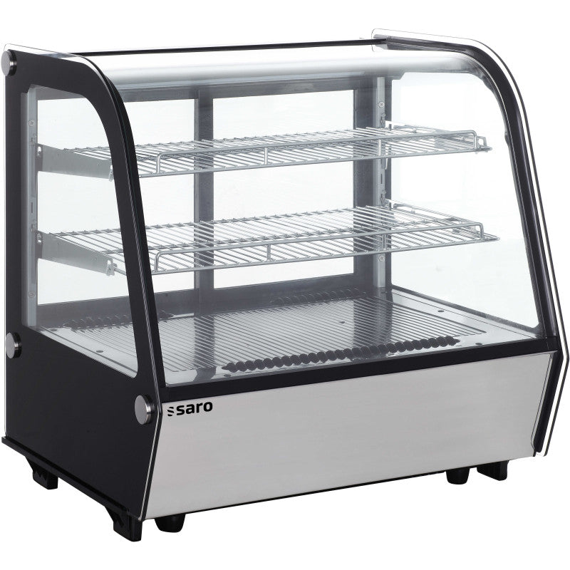 Comptoir réfrigéré - 120L - Inox - Double vitrage - Saro