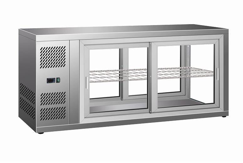 Vitrine de pâtisserie 150 litres 1110x510x550 mm 0.34 kW Combisteel - Vitrine réfrigérée à poser professionnel CHR - matériel cuisine pro - Cuistéo