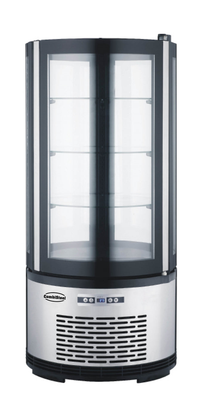 Vitrine réfrigérée 100 litres 480x480x1030 mm 0.18 kW Combisteel - Vitrine réfrigérée à poser professionnel CHR - matériel cuisine pro - Cuistéo