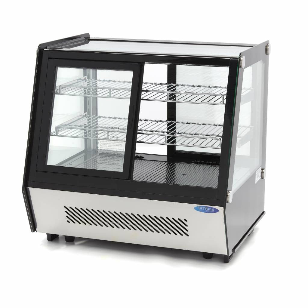 Réfrigérateur vitré - 125L - 71cm - Portes coulissantes avant et arrière 160 W Maxima - vue 5 - Vitrine réfrigérée à poser pro CHR - Cuistéo