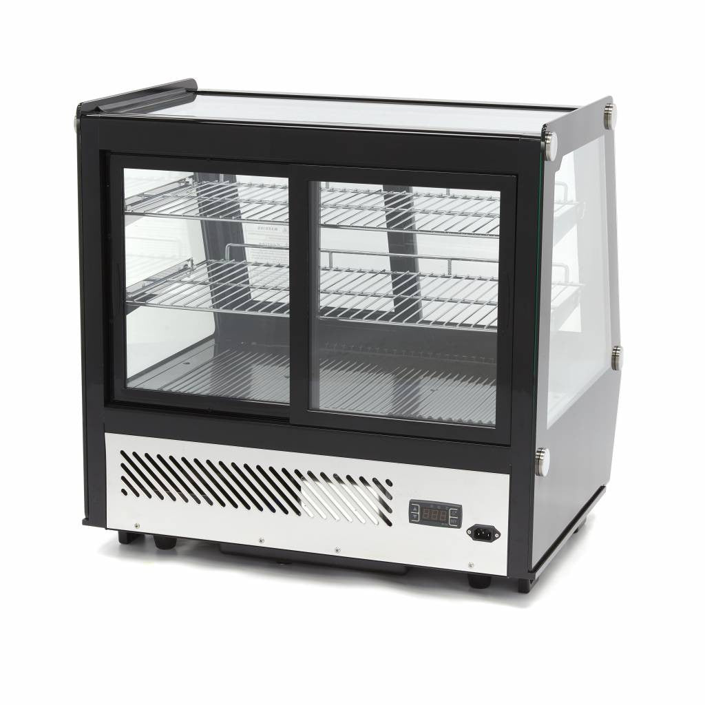Réfrigérateur vitré - 125L - 71cm - Portes coulissantes avant et arrière 160 W Maxima - vue 6 - Vitrine réfrigérée à poser pro CHR - Cuistéo