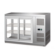Vitrine de comptoir réfrigérée ventilée Avec verre sur trois côtés Modèle CKC90 - KlimaItalia