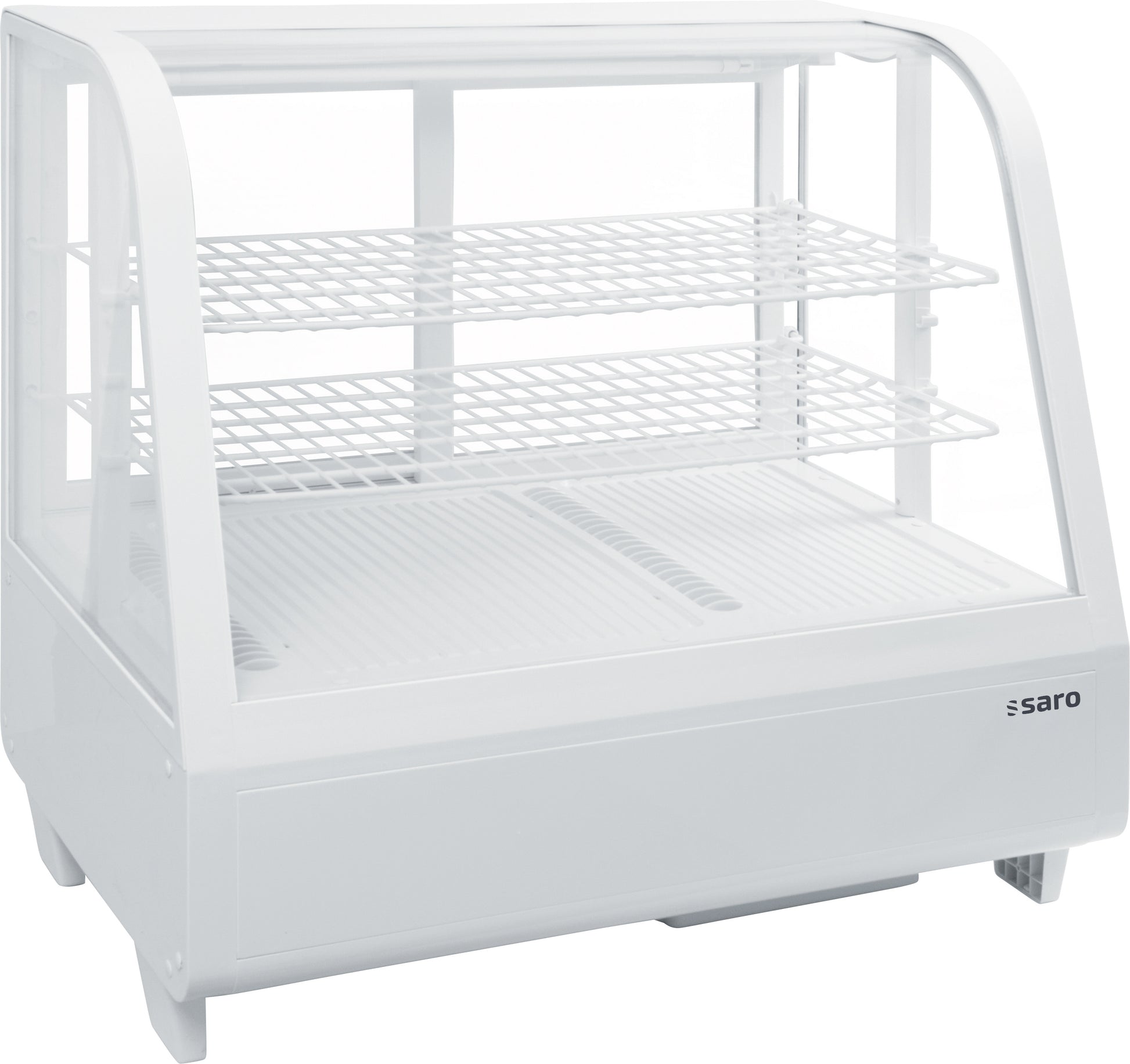 Saladette réfrigérée - 100L - Blanc - Double vitrage Saro - Vitrine réfrigérée à poser professionnel CHR - matériel cuisine pro - Cuistéo