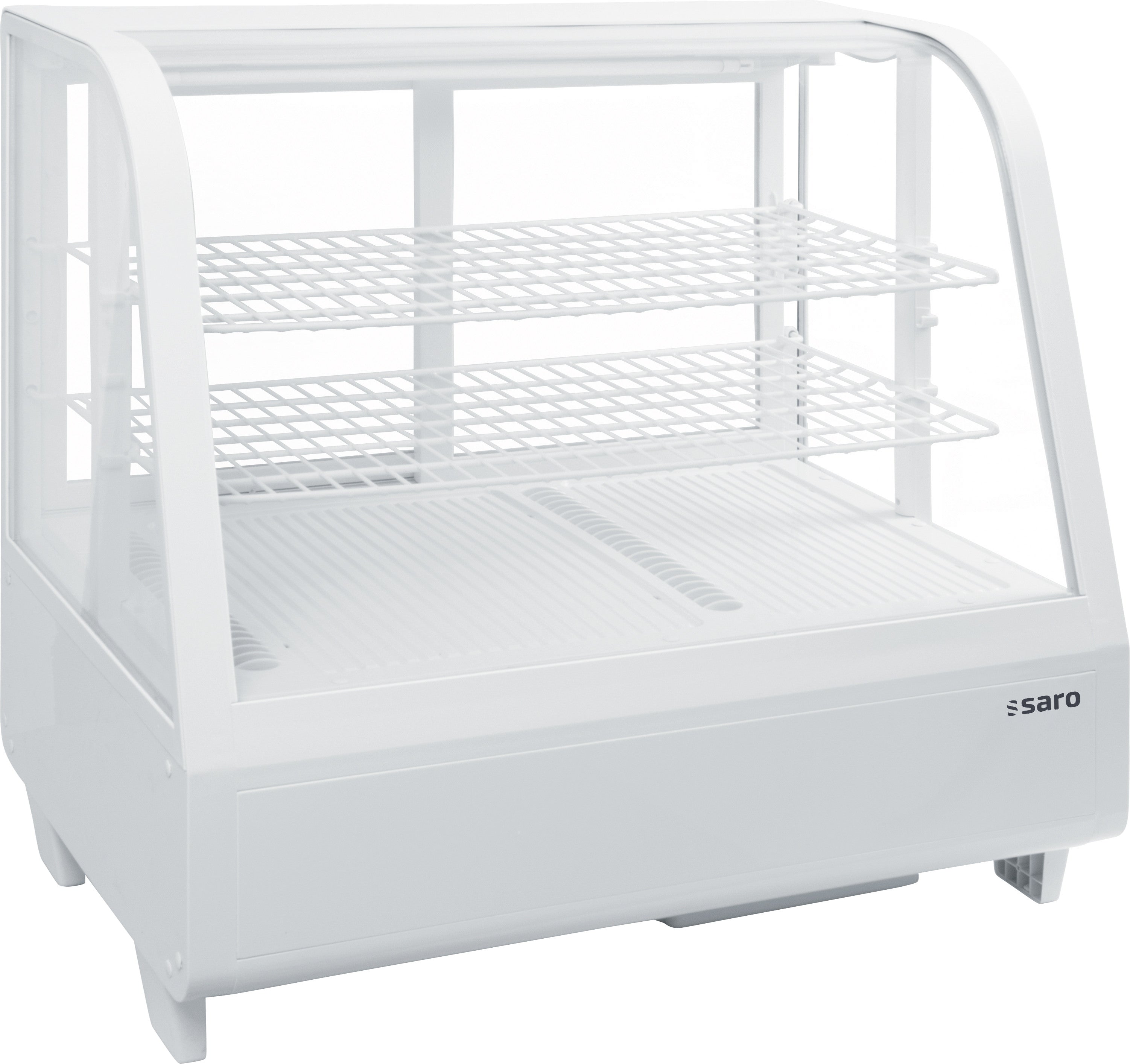 Saladette réfrigérée - 100L - Blanc - Double vitrage Saro - Vitrine réfrigérée à poser professionnel CHR - matériel cuisine pro - Cuistéo