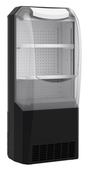 Frigo professionnel - 274L - +2/+15°C - LED - 3 grilles - Noir 655x575x1498 mm 0.6 kW Combisteel - Vitrine réfrigérée murale professionnel CHR - matériel cuisine pro - Cuistéo